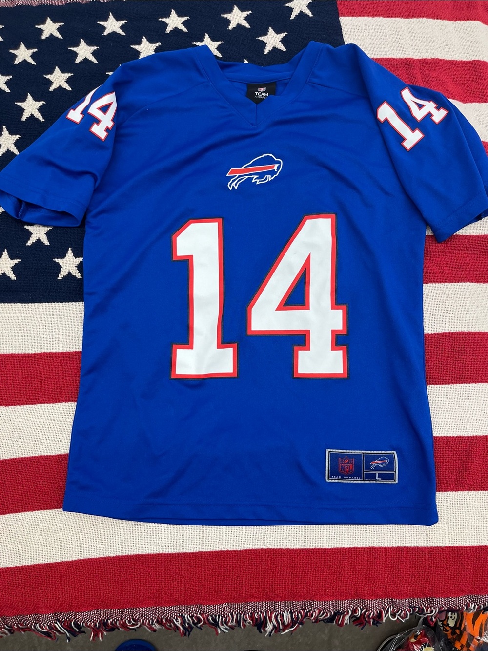NFL Buffalo Bills Football Jersey #14 Watkins Boys Size Large 14/16